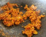 A picture of step 4 of Double Tadka Lasooni Palak Yellow Moongdal - Dhaba-Style.
