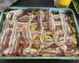 Pirított Baconos rakott tészta pulykamellel recept fázis 4 fotója