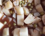 Foto del paso 4 de la receta: Aloo matar indio vegano de papas y arvejas