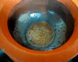 A picture of step 1 of Kaddu Sabzi.