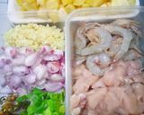 Foto langkah ke 1 dari resep 🇹🇭ข้าวผัดสับปะรด(Khao Phat Sapparot)~Thai Pineapple Fried rice🍍🍤🍗.