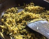A picture of step 2 of Spinach rice with tomato basil salsa.