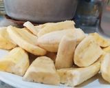 Foto langkah ke 1 dari resep Camilan Pisang Panggang Susu Keju Teflon Super Simple.