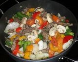 A picture of step 1 of Philly Cheesesteak Rice Dinner.