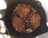 A picture of step 4 of California Farm Buckwheat Chicken Liver Patties.