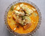 Foto langkah ke 6 dari resep (Ketupat) Sayur godog cecek sapi.