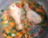 Pas rețetă Tocăniță de pui cu legume- Sănătate în Farfurie- fără ulei 2 fotografie