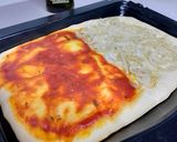Foto del paso 7 de la receta: Pizza casera de la Nasa 🚀🍕💥