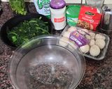 Foto del paso 1 de la receta: Malfatti de Espinaca y Ricota 👩‍🍳🥬🍚 con salsa de champiñón