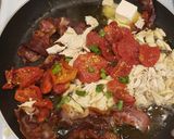 A picture of step 2 of Chicken Bacon Sundried Tomato Pasta.