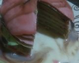Foto langkah ke 6 dari resep Mille crepes cake rainbow 🌈🌈.
