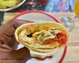 Une image de l'étape 2 de Wrap omelette.