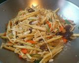 箭筍炒麵的食譜步驟8照片