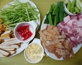 客家小炒的食譜步驟1照片