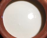A picture of step 3 of Mishti Doi.