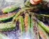 A picture of step 8 of Stuffed Masaledar Bhindi.