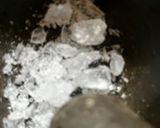 A picture of step 2 of Panchkhadya for Shri Ganeshji ka prasad (Ganeshji’s favourite prasad).