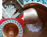 A picture of step 4 of White Butter/Makhan Mishri.