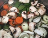 A picture of step 3 of No salt vegetable stock.
