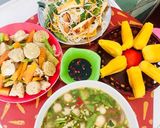 Hình bước làm 2 của món Cơm chay ngày rằm