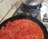 A picture of step 7 of Chicken charga with veggi rice.