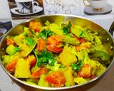 A picture of step 5 of Santula/Mixed veg curry.