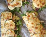 Foto del paso 7 de la receta Grap de Calabacín Gratinados con Pollo