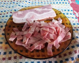 Foto del paso 2 de la receta: Garbanzos con pimientos y bacon (receta de aprovechamiento)