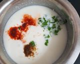 A picture of step 3 of Dahi vada.