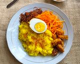 Foto langkah ke 5 dari resep Nasi Kuning Rice Cooker.