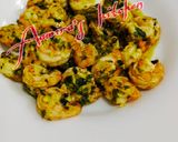 A picture of step 1 of Garlic prawns.