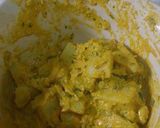A picture of step 4 of Tumeric Bajia.