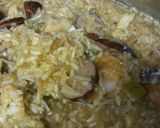 A picture of step 9 of Shrimp and Chicken Kielbasa.