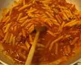 A picture of step 4 of Skillet Penne Amatriciana Style.