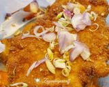 Foto langkah ke 8 dari resep Chicken katsu sambal matah by Califtyo - Abdillah Fam's kitchen.