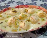 કેસર અંગુરી રસમલાઈ (Kesar Angoori Rasmalai Recipe In Gujarati) રેસીપી સ્ટેપ6ફોટો