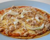 Foto do passo 2 de Pizza de frigideira com farinha de aveia