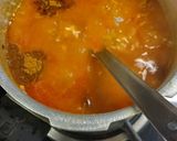 A picture of step 5 of Mix dal lauki.