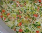 A picture of step 4 of Chow mein.
