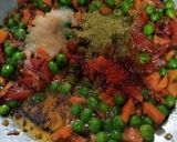 A picture of step 3 of Vermicelli vegetable upma.