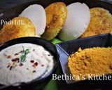 A picture of step 3 of Podi Idli.
