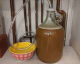 Reused homebrew spent grain for fresh bread recipe step 1 photo