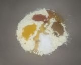 A picture of step 1 of Besani pencil tikka.