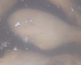 A picture of step 1 of Desi chicken clear soup.
