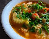 Marokkói kuszkuszleves recept fázis 6 fotója