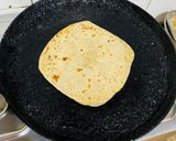 A picture of step 4 of Masala paratha.