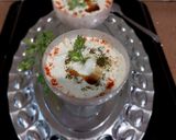 A picture of step 4 of Chatpate Dahi Aloo.