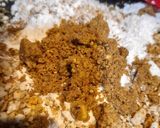 A picture of step 4 of Lotus seed halwa.