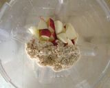 A picture of step 3 of Apple and Oat Smoothie for Diabetics.
