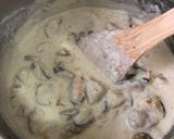 Spagetti Carbonara kagylóból recept fázis 2 fotója